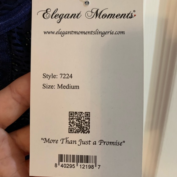 Elegant Moments Lace Teddy - NWT - Picture 4 of 5